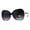 Purple Smoke, variant on Womens Metal Jewel Luxury Designer Fashion Plastic Sunglasses Black Smoke
