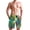 Hand Painted Tropical Leaf, variant on Dailycode Men's Quick Dry Swim Trunks Beach Shorts Casual Summer Board Shorts with Pockets, Hand Painted Tropical Leaf
