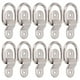 thumbnail image 5 of VOBOR 10 juegos de anclajes de amarre multifunción de alta resistencia para montaje en superficie D Ring Heavy Duty D Ring(Plata), 5 of 14