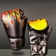 thumbnail image 4 of Guantes de boxeo unisex guantes de entrenamiento de boxeo ergonómicos transpirables PU suave de absorción de impacto para adolescentes para MMA, 4 of 8