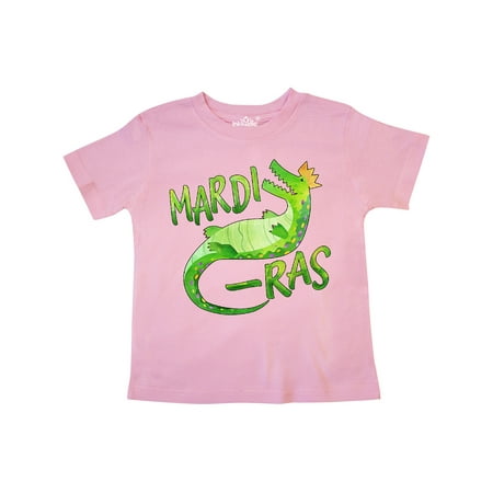 

Inktastic Mardi Gras Alligator in Crown Gift Toddler Boy or Toddler Girl T-Shirt