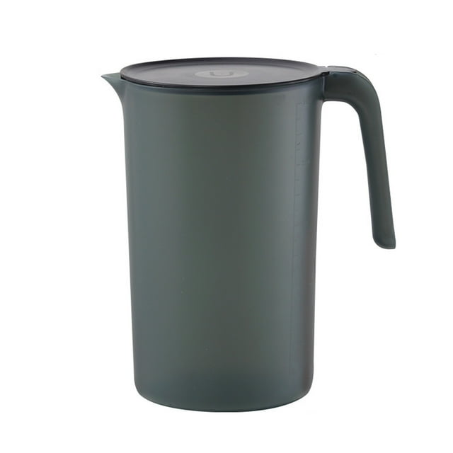 7.5IN Home Plastic Beverage Dispenser, Clear Kettle Cool Water Kettle Beverage Pitchers, Drink Dispensers for Parties, Kitchen Storage Filter Drink Container for Home, Kitchen, Camping, Party