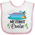 thumbnail image 3 of Inktastic My 1st Cruise Vacation Trip Boys or Girls Baby Bib, 3 of 4