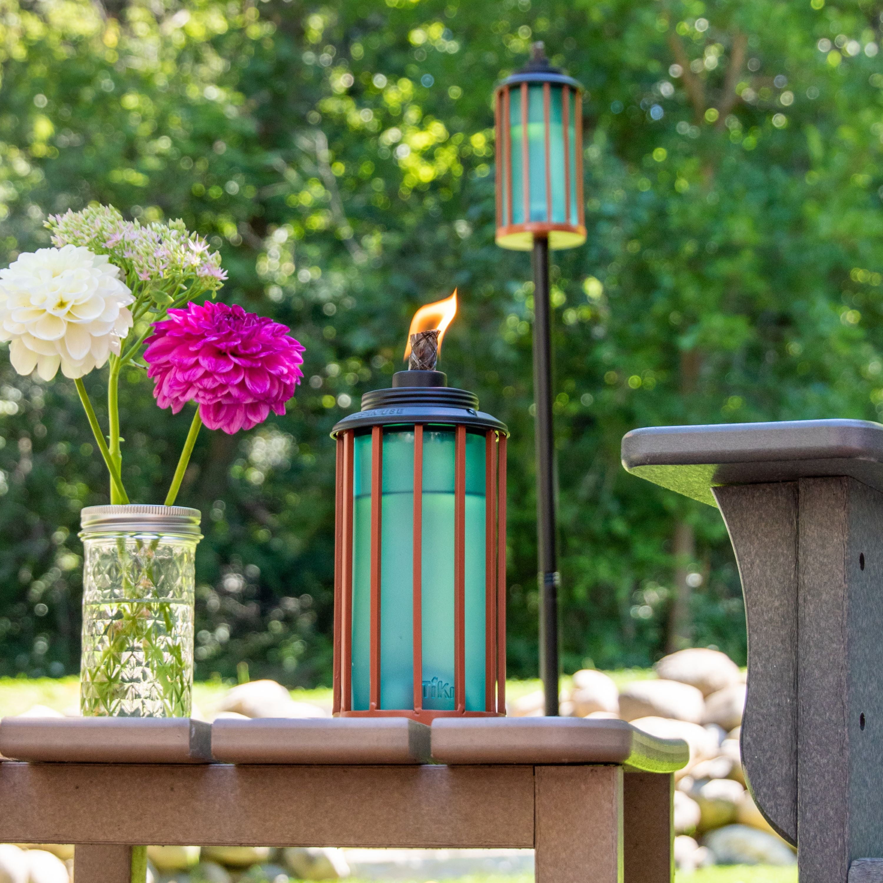 2-Pack 65 Inch TIKI Torch Retro Stripe