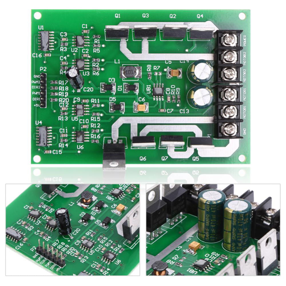 Details about   New Dual Motor Driver Module board H-bridge DC MOSFET IRF3205 3-36V 10A Peak 30A 