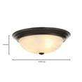 thumbnail image 4 of Designers Fountain 15 inch 3-Light Oil Rubbed Bronze Ceiling Flush Mount, 1257L-ORB-AL, 4 of 5
