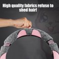 thumbnail image 4 of Car Steering Wheel Cover, Soft Velvet, Non-Slip and Winter Warmth, Universal Fit for 38cm Steering Wheels, Upgraded Material for Comfortable Driving, 4 of 6