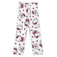 thumbnail image 3 of Hello Kitty Womens Comfy Pajama PJ Pants Lounge Pants Sleepwear Drawstring PJ Bottoms Pants, 3 of 7