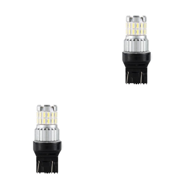 Sidaley Bombilla de freno de 2 piezas, luces de reserva de 12V-24V, instalación práctica, accesorios mejorados, lámpara de señal, suministros para Luz blanca 2piezas Sidaley CBP448868