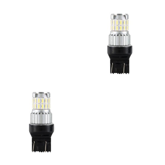 Riwesomey Bombilla de freno de 2 piezas, luces de reserva de 12V-24V, instalación práctica, accesorios mejorados, lámpara de señal, suministros para Luz blanca 2piezas Riwesomey CBP448868