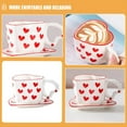 thumbnail image 6 of Home Decor Valentine'S Day Heart Shape Ceramic Cup For Coffee Milk Meaningful Cup For Daily Valentine'S Day Glass&Bottle Valentines Day Decorations, 6 of 7