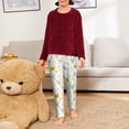 thumbnail image 6 of Pofeuu Chicken Print Teenagers' Pajama Pants, Soft Lounge Pajama Pants with big pockets for Men Plaid Pj Bottoms-XS(5-6), 6 of 6
