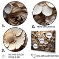 thumbnail image 3 of Designart "Organic Patterns In Flourishing Florals" Flowers Floater Framed Wall Art Prints, 3 of 5