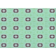 thumbnail image 1 of Ahgly Company Tapis Rectangulaire Lavable en Machine Intérieur Vert Transitionnel, 2 Pieds x 3 Pieds, 1 of 7