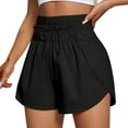 thumbnail image 1 of MKLEKYY Pantalones Cortos Para Mujer, Para Correr, Entrenamiento, Cintura Elástica, Deportivos, De Yoga, 1 of 4