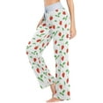 thumbnail image 3 of FREEAMG Chic Floral Womens Comfy Drawstring Lounge Pajama Pants Sleepwear Bottom, 3 of 6