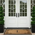 thumbnail image 4 of A1 Home Collections Natural Coir & Rubber Door Mat, Long-Lasting Entrance Doormats for Front Door, Thick & Non-Slip Durable Outdoor Entry Mat 36" x 72", 4 of 7