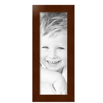 ArtToFrames 8" x 23" Honey Stain Picture Frame, 8x23 inch Brown Wood Poster Frame (WOM-4349),  Pack