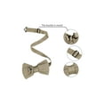 thumbnail image 3 of INSPIRE CHIC Men's Pre-Tied Bow Ties Adjustable Strap Solid Color Knitted Bowtie Khaki, 3 of 5