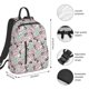 thumbnail image 2 of Disketp West Cowgirl Disco Mochila Ligera e Impermeable, Mochila de Día Resistente para Viajes, Senderismo y Uso Diario para Hombre y Mujer, 2 of 7