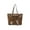 Brown #3, variant on Women's Large Capacity Tote Shoulder Bag | Big Bow Design | PU Leather | 29x28x13cm | Brown, White, Khaki | Fashion & Practical Crossbody Bag