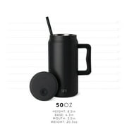 Simple Modern 50 fl oz Insulated Stainless Steel Trek Tumbler with Straw Lid | Almond Birch