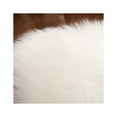 thumbnail image 3 of Long Pile Carpet Fluffy Rugs, Extra Soft Cozy Artificial Sheepskin Blanket Carpet Faux Fur Faux Lambskin Sheepskin For Bedroom Sofa Living Room-White-90*180cm(35*71in), 3 of 3
