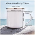 thumbnail image 3 of SIfdSeng Customizable Pattern 12 Oz Handle Enamel Cup The Choice for Coffee and Enthusiasts It's A Choice for Those Who Want A Stylish and Practical Mug., 3 of 7