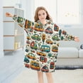thumbnail image 5 of joogoo Wearable Blanket Hoodie for Cartoon Cars Oversized Sherpa Hooded 3-14 YR M, 5 of 7