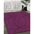 thumbnail image 2 of Ahgly Company Indoor Round Patterned Medium Violet Red Pink Area Rugs, 5' Round, 2 of 6