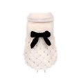thumbnail image 1 of sweethay Ropa de invierno con lazo para mascotas, abrigo de Animal pequeño y mediano, transpirable, diseño Simple, chaleco cálido de felpa de Ropa para mascotas S, 1 of 6