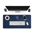 thumbnail image 3 of Tachiuwa Extended Large Game Mouse Pad, PC Keyboard Desk Mouse Mat Mousepad 35"x18" Blue, 3 of 8