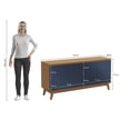 thumbnail image 4 of Aparador Bufetero Canela/Azul 4 Puertas 156 cm Kappesberg, 4 of 10