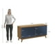thumbnail image 4 of Aparador Canela/Azul Kappesberg 156 cm 4 Puertas, 4 of 10