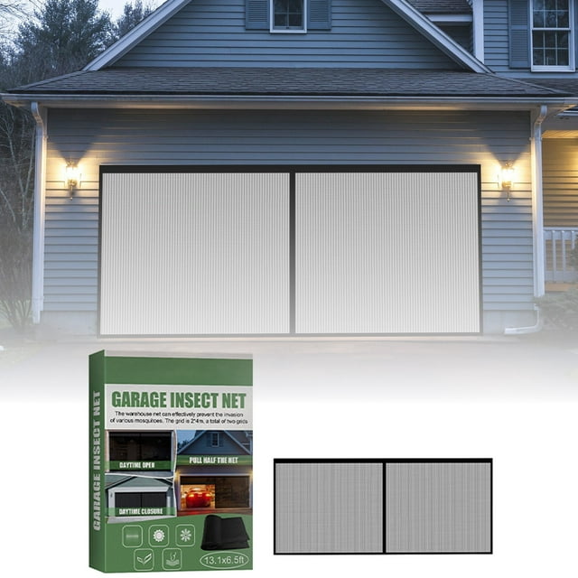 Rideau 1 Catégorie de Produit Filet de Garage Sans Joint Rétractable Filet Portable Moustiquaire de Porte de Garage avec Installation Facile et Usage Polyvalent pour Environnements Intérieurs Extérieurs