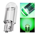 thumbnail image 3 of S SERENABLE W5W 194 T10 DC12V Glass shell LED Bulb Wedge License Plate Light for Car Green, 3 of 9