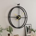 thumbnail image 1 of Reloj de pared grande de 20 pulgadas, reloj Retro europeo, reloj de pared grande tamaño decorativo Vintage para /lo negro Colco Reloj de pared, 1 of 7