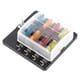 thumbnail image 3 of Caja de fusibles para automóvil, caja de fusibles de terminal de 8 vías Caja de fusibles de terminal Portafusibles de cuchilla Rendimiento finamente ajustado, 3 of 9