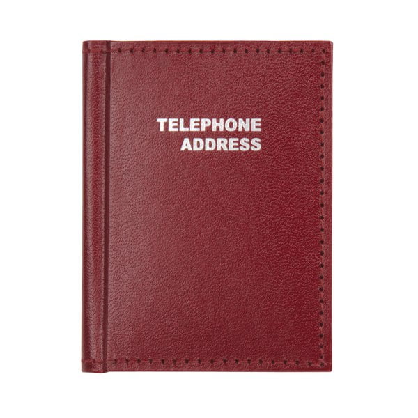 Office Depot Vinyl Small Pocket Telephone/Address Book, 3in. x 4, N20107728