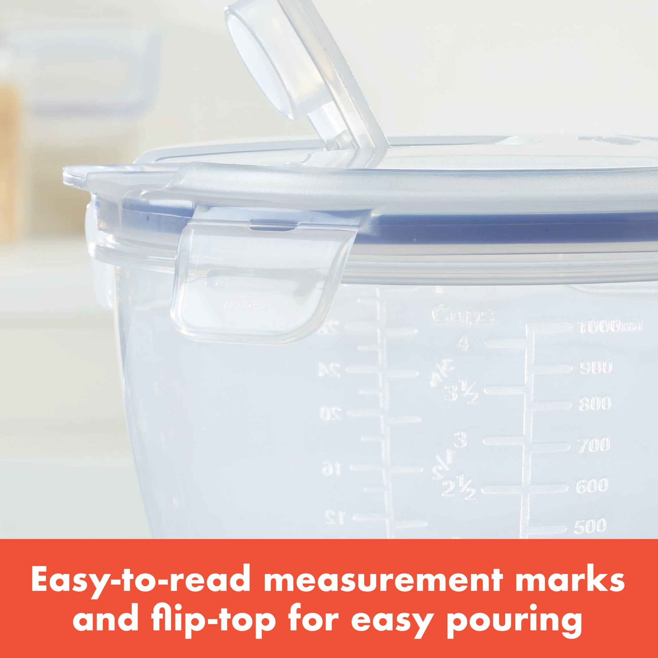 LocknLock Easy Essentials Specialty Measuring Cup, 1-Liter