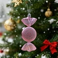 thumbnail image 6 of Mecorevxz 3Pcs Christmas Candy Pendants 2025 Xmas Birthday Party Wedding Suppiles Decoration, Hanging Candy Christmas Tree Décor, Christmas Decorative Hanging Ornaments Crafts(Pink), 6 of 7