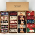 thumbnail image 4 of 5Pair Women's Christmas Holiday Socks Cotton Xmas Socks for Girls Novelty Christmas Gifts with Box, 4 of 6