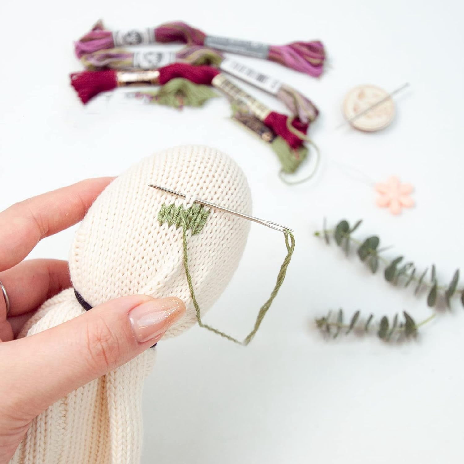 Wood Darning Egg, Socks Repair Needle Thread, Sewing Tool, Adult Handicraft, Home Mending Kit, Gloves Needle, Wood Egg