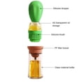 thumbnail image 5 of Glass Olive Oil Dispenser Bottle with Brush 2 in 1 Silicone Dropper Measuring Cooking Oil Dispenser Bottle for Kitchen Cooking BBQ Baking Grill Pastry Brush (1PC Green), 5 of 10