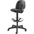 thumbnail image 4 of Safco Fabric Swivel and Adjustable Footring Drafting Chair, Black, 4 of 7