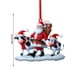 thumbnail image 3 of Adorno navideño acrílico | Papá Noel guiando ganado, adorno plano 2D para árbol de Navidad | Regalo de doble cara para amantes de las mascotas | Decoración navideña para familiares, amigos y mascotas, 3 of 8