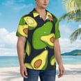 thumbnail image 5 of Fotbe Fresh Avocado Hawaiian Shirt For Men Unisex Summer Beach Casual Short Sleeve Cotton Linen Button Down Shirts-3x-Large, 5 of 9