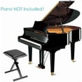 thumbnail image 2 of Banc de Piano avec Clavier Rembourré Réglable, Chaise Clavier Pliante Style X avec Réglage de Hauteur à 4 Positions et Pieds en Caoutchouc, 2 of 8