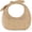 A Beige, variant on Straw Purses for Women Bow-Knot Straw Woven Clutch Bag Vacation Style Crescent Handbag Hobo Purse for Beach Travel
