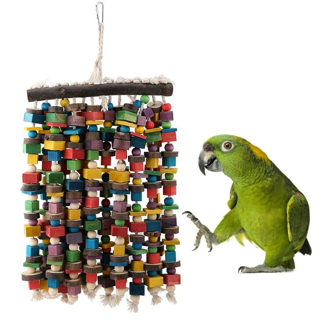 Toy With Hanger, With The Hanger Toy , Disassemble Wooden Pets For Parrots